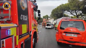 Incendio en la casa de acogida de OMV en Rocafort